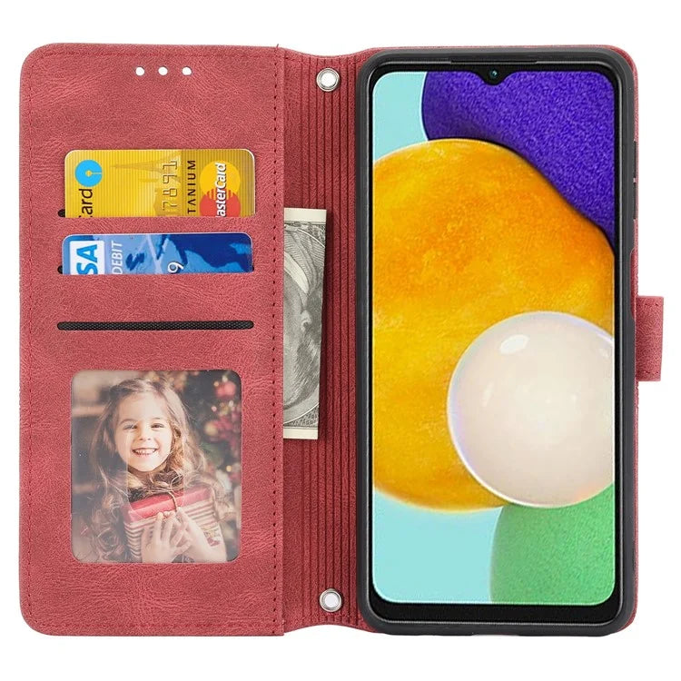 For Samsung Galaxy S24+ Phone Case Anti-scratch PU Leather+TPU Imprinted Cover