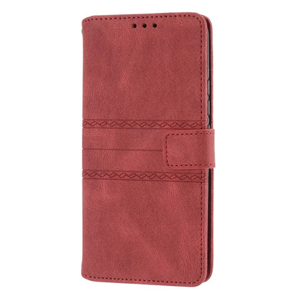 For Samsung Galaxy S24+ Phone Case Anti-scratch PU Leather+TPU Imprinted Cover