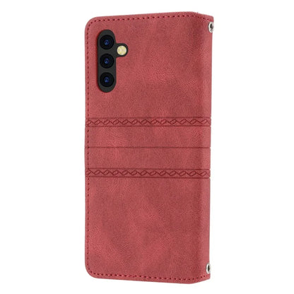 For Samsung Galaxy S24+ Phone Case Anti-scratch PU Leather+TPU Imprinted Cover