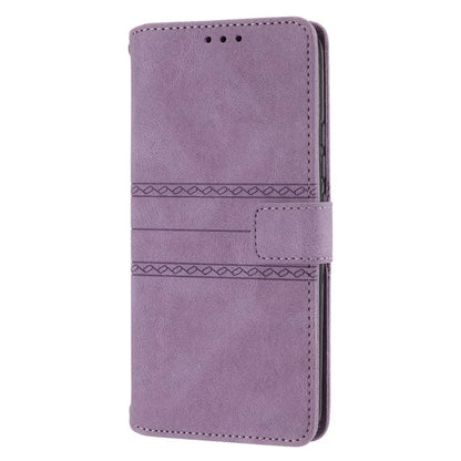 For Samsung Galaxy S24+ Phone Case Anti-scratch PU Leather+TPU Imprinted Cover