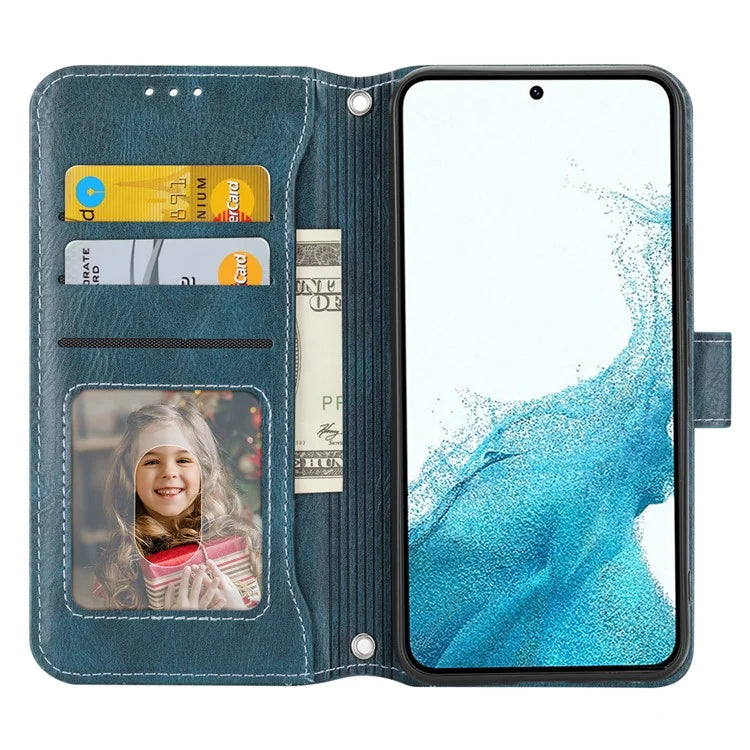 For Samsung Galaxy A15 4G / A15 5G Case Zipper Pocket Phone Protector with Crossbody Shoulder Strap