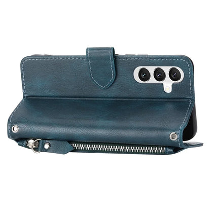 For Samsung Galaxy A15 4G / A15 5G Case Zipper Pocket Phone Protector with Crossbody Shoulder Strap