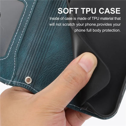 For Samsung Galaxy A15 4G / A15 5G Case Zipper Pocket Phone Protector with Crossbody Shoulder Strap