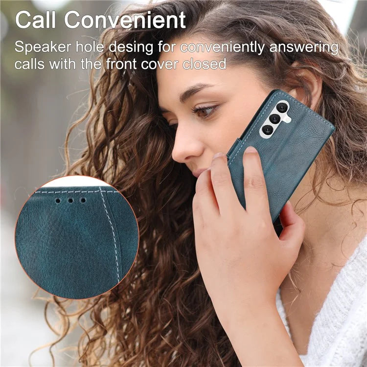 For Samsung Galaxy A15 4G / A15 5G Case Zipper Pocket Phone Protector with Crossbody Shoulder Strap