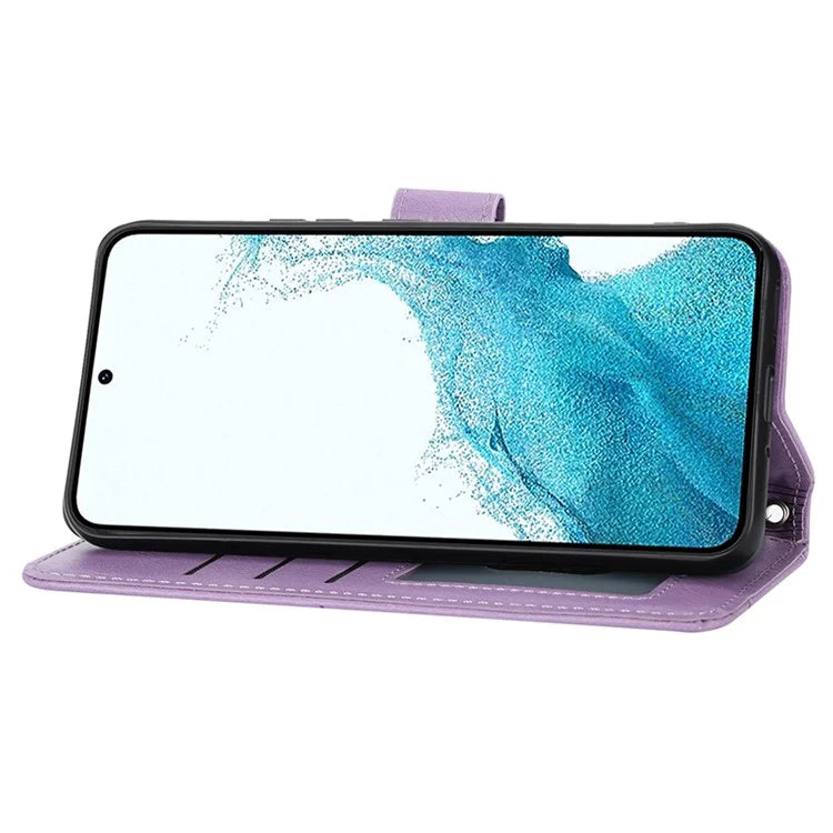 For Samsung Galaxy A15 4G / A15 5G Case Zipper Pocket Phone Protector with Crossbody Shoulder Strap