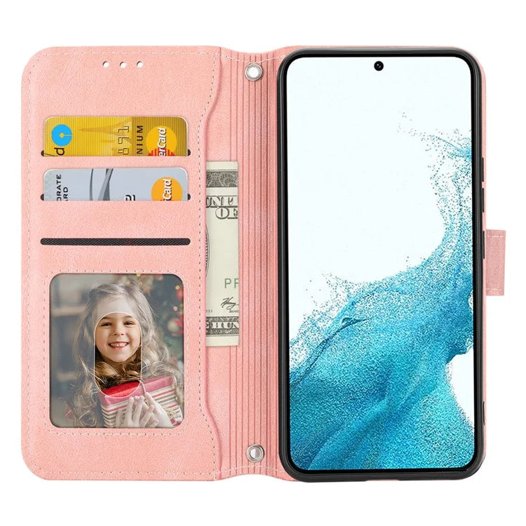 For Samsung Galaxy A15 4G / A15 5G Case Zipper Pocket Phone Protector with Crossbody Shoulder Strap