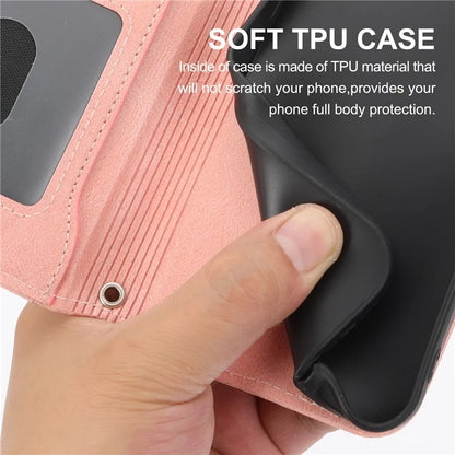 For Samsung Galaxy A15 4G / A15 5G Case Zipper Pocket Phone Protector with Crossbody Shoulder Strap
