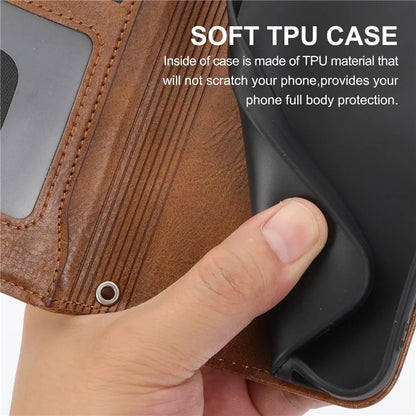 For Samsung Galaxy A15 4G / A15 5G Case Zipper Pocket Phone Protector with Crossbody Shoulder Strap