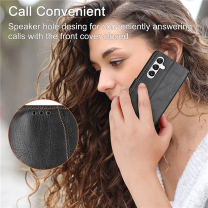 For Samsung Galaxy A15 4G / A15 5G Case Zipper Pocket Phone Protector with Crossbody Shoulder Strap