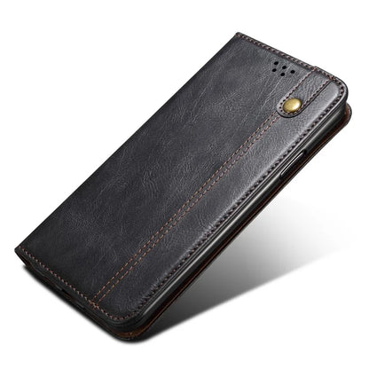 For Xiaomi Redmi Note 13 Pro+ 5G Phone Case Waxy Crazy Horse Texture Wallet Cover