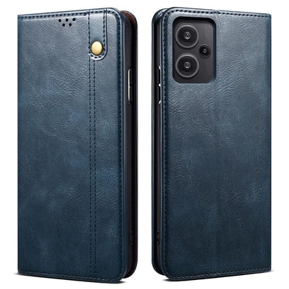 For Xiaomi Redmi Note 13 Pro+ 5G Phone Case Waxy Crazy Horse Texture Wallet Cover