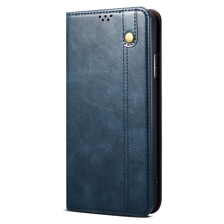 For Xiaomi Redmi Note 13 Pro+ 5G Phone Case Waxy Crazy Horse Texture Wallet Cover