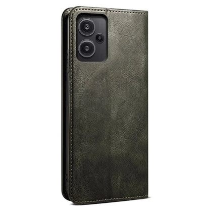 For Xiaomi Redmi Note 13 Pro+ 5G Phone Case Waxy Crazy Horse Texture Wallet Cover