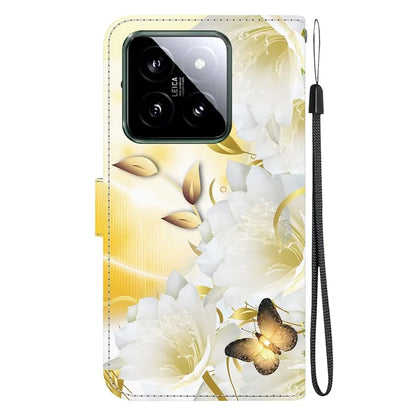 For Xiaomi 14 Phone Case Pattern Printing Wallet Leather Cover