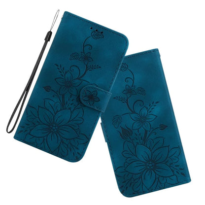 For Xiaomi 14 Pro Wallet Case Flower Imprinted Phone Cover