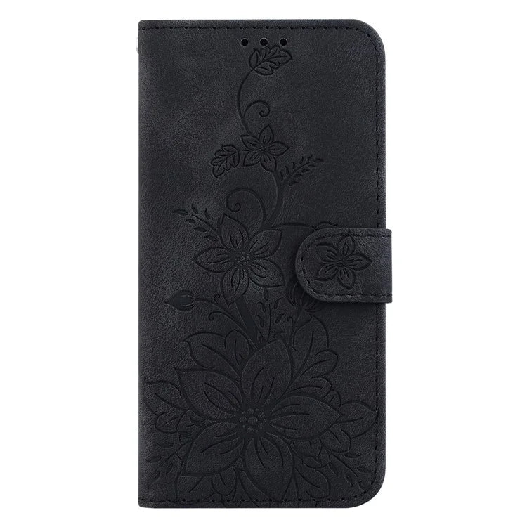 For Xiaomi 14 Leather Case Wallet Phone Cover Flower Pattern
