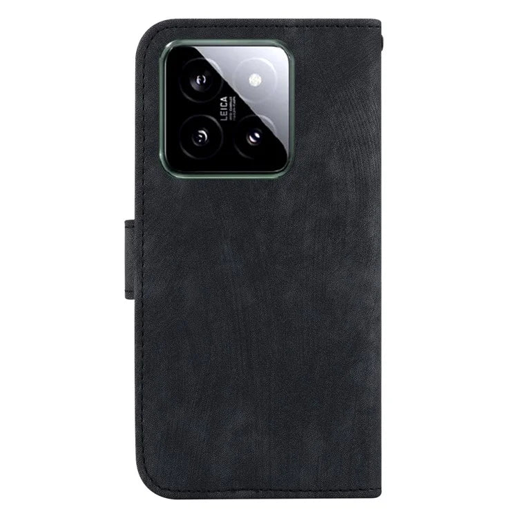 For Xiaomi 14 Case Tiger Pattern PU Leather Wallet Phone Cover