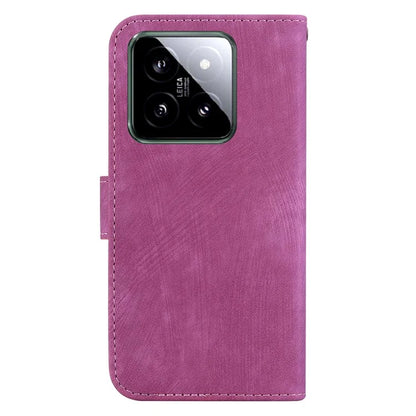 For Xiaomi 14 Case Tiger Pattern PU Leather Wallet Phone Cover