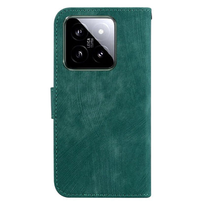 For Xiaomi 14 Case Tiger Pattern PU Leather Wallet Phone Cover