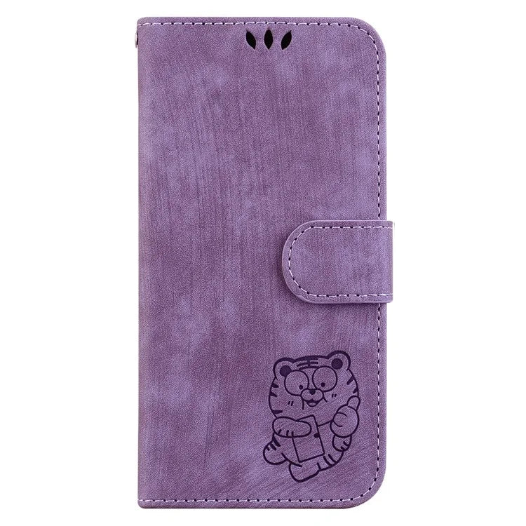 For Xiaomi 14 Pro Case Tiger Pattern Imprinted Leather Wallet Cover