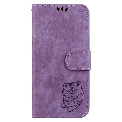 For Xiaomi 14 Pro Case Tiger Pattern Imprinted Leather Wallet Cover