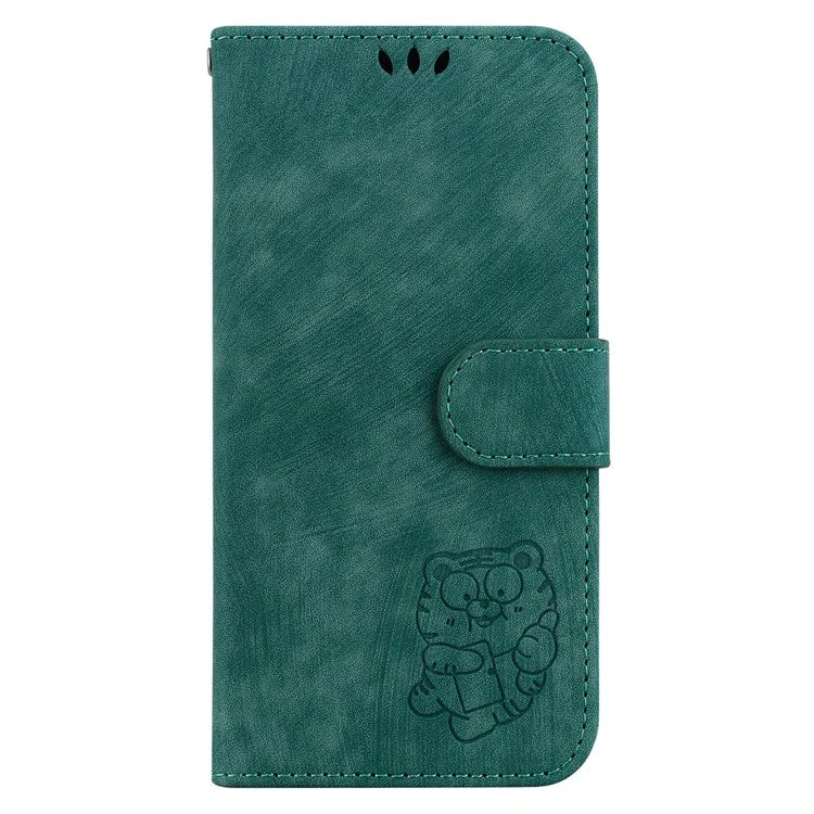 For Xiaomi 14 Pro Case Tiger Pattern Imprinted Leather Wallet Cover
