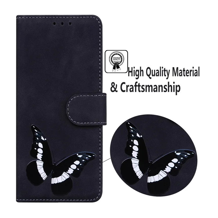 For Xiaomi 14 Pro Wallet Phone Case Butterfly Pattern Leather Cover