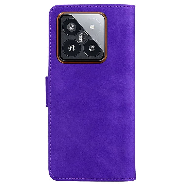 For Xiaomi 14 Pro Wallet Phone Case Butterfly Pattern Leather Cover