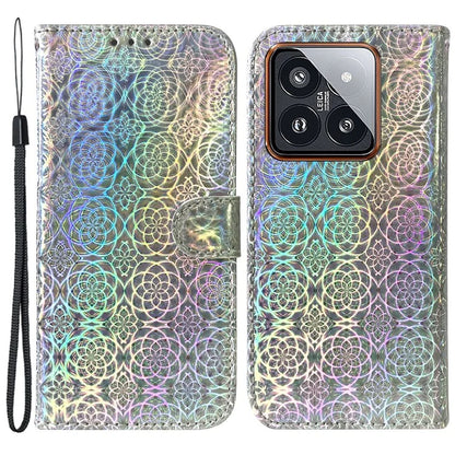 For Xiaomi 14 Pro Cell Phone Case Dazzling Flower Pattern  Anti-Scratch Cover