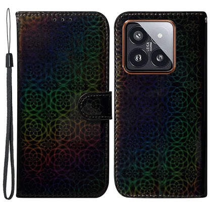 For Xiaomi 14 Pro Cell Phone Case Dazzling Flower Pattern  Anti-Scratch Cover