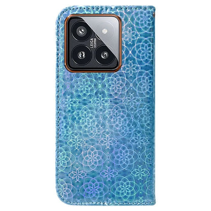 For Xiaomi 14 Pro Cell Phone Case Dazzling Flower Pattern  Anti-Scratch Cover