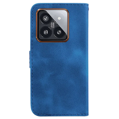 For Xiaomi 14 Pro Case 7-Shape Pattern Leather Protective Cover with Stand Wallet