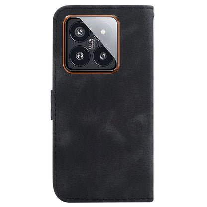 For Xiaomi 14 Pro Case 7-Shape Pattern Leather Protective Cover with Stand Wallet