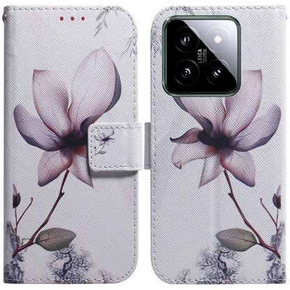 For Xiaomi 14 Leather Case Pattern Printing Phone Wallet Cover