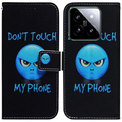 For Xiaomi 14 Leather Case Pattern Printing Phone Wallet Cover