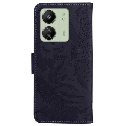 For Xiaomi Redmi 13C 4G / Redmi 13C 5G / Poco C65 4G Case PU Leather Tiger Pattern Phone Cover