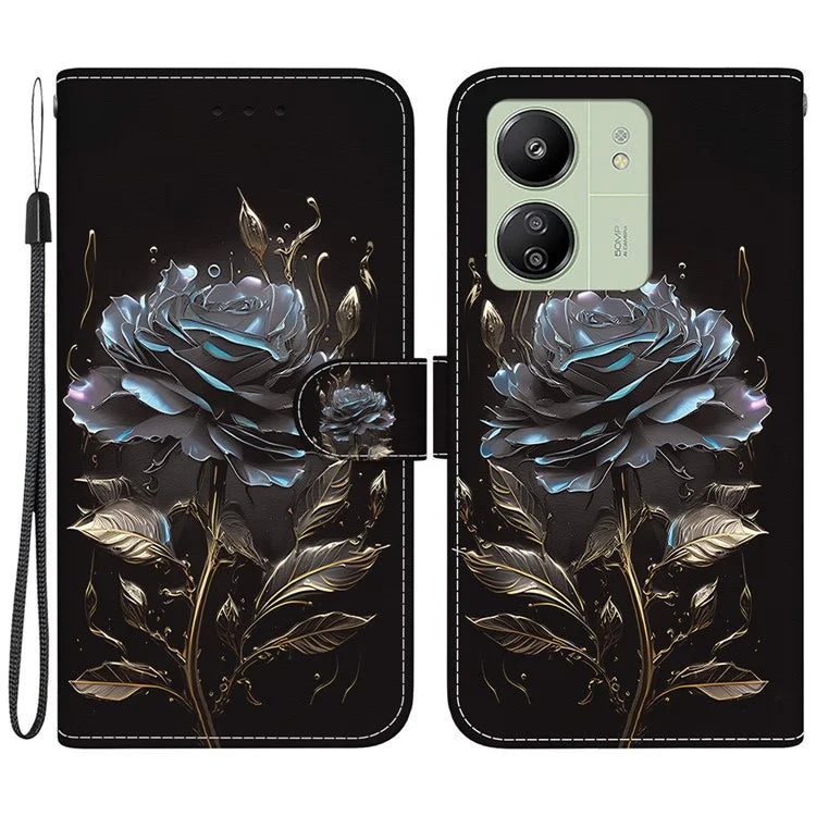 For Xiaomi Redmi 13C 4G / 5G / Poco C65 4G Phone Case PU Leather Wallet Cover