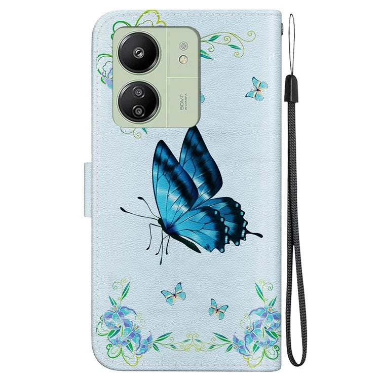 For Xiaomi Redmi 13C 4G / 5G / Poco C65 4G Phone Case PU Leather Wallet Cover