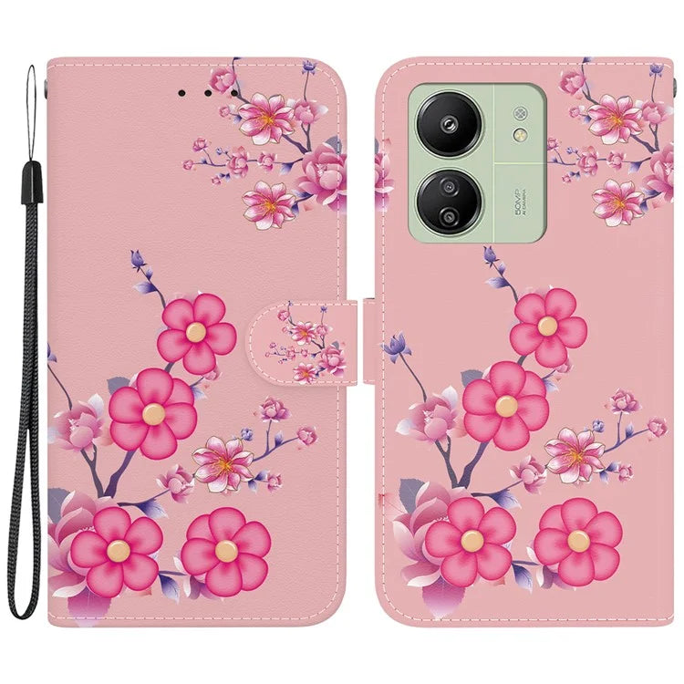 For Xiaomi Redmi 13C 4G / 5G / Poco C65 4G Phone Case PU Leather Wallet Cover