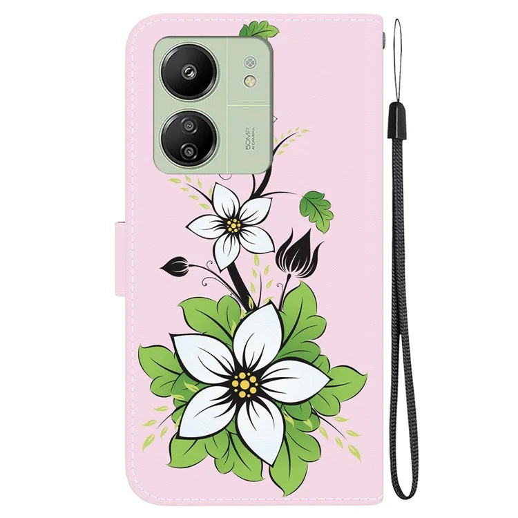 For Xiaomi Redmi 13C 4G / 5G / Poco C65 4G Phone Case PU Leather Wallet Cover
