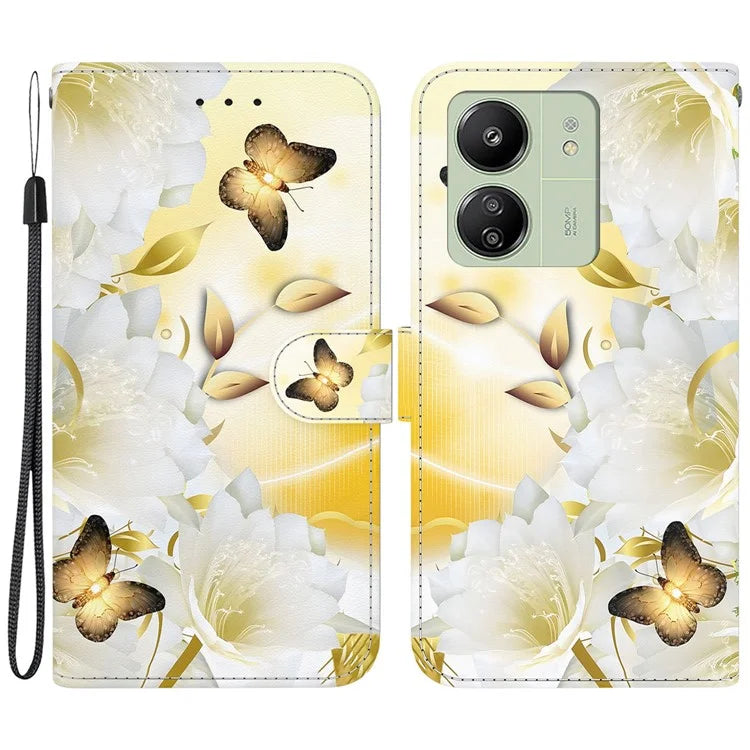 For Xiaomi Redmi 13C 4G / 5G / Poco C65 4G Phone Case PU Leather Wallet Cover