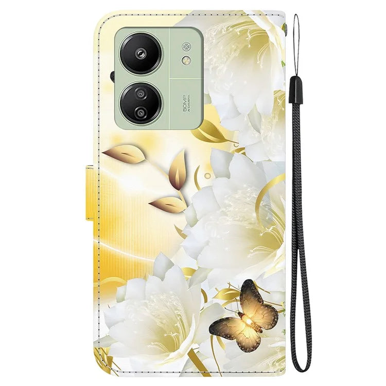 For Xiaomi Redmi 13C 4G / 5G / Poco C65 4G Phone Case PU Leather Wallet Cover