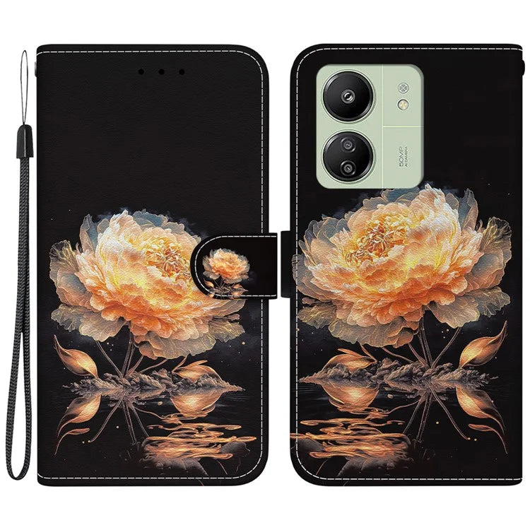 For Xiaomi Redmi 13C 4G / 5G / Poco C65 4G Phone Case PU Leather Wallet Cover