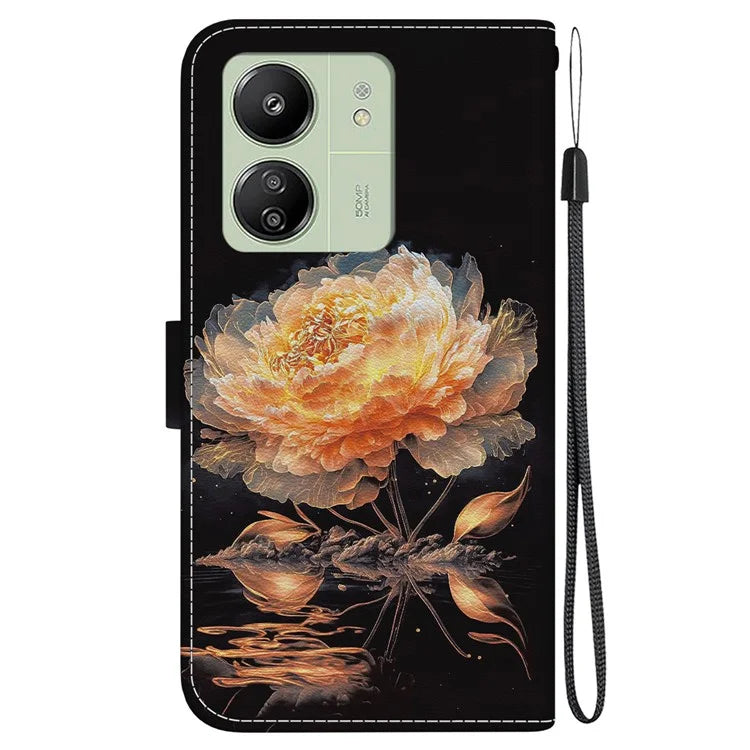For Xiaomi Redmi 13C 4G / 5G / Poco C65 4G Phone Case PU Leather Wallet Cover