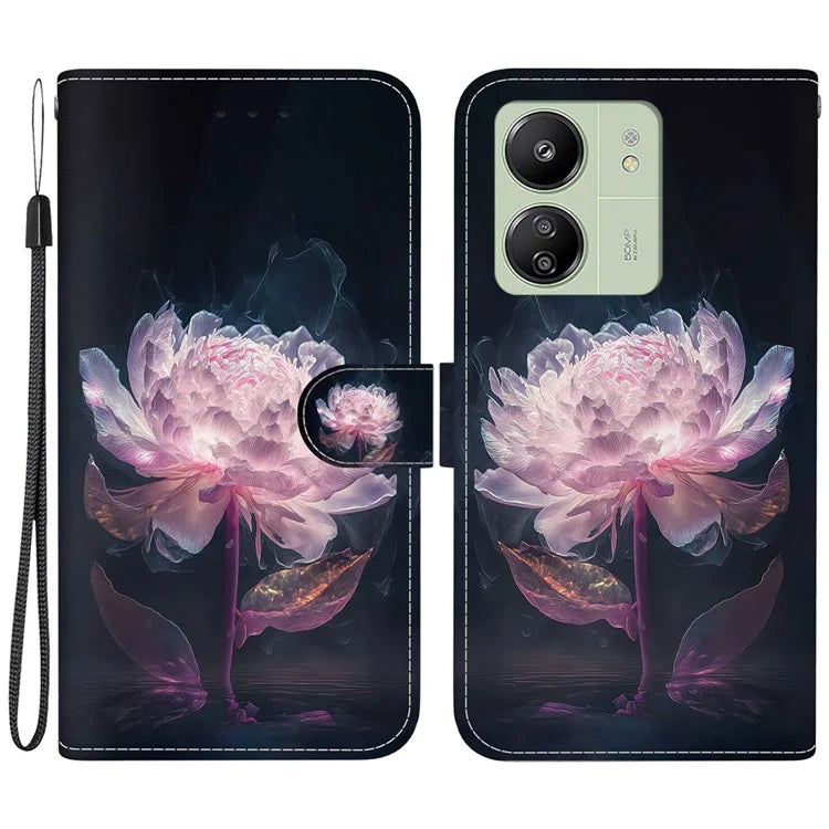 For Xiaomi Redmi 13C 4G / 5G / Poco C65 4G Phone Case PU Leather Wallet Cover