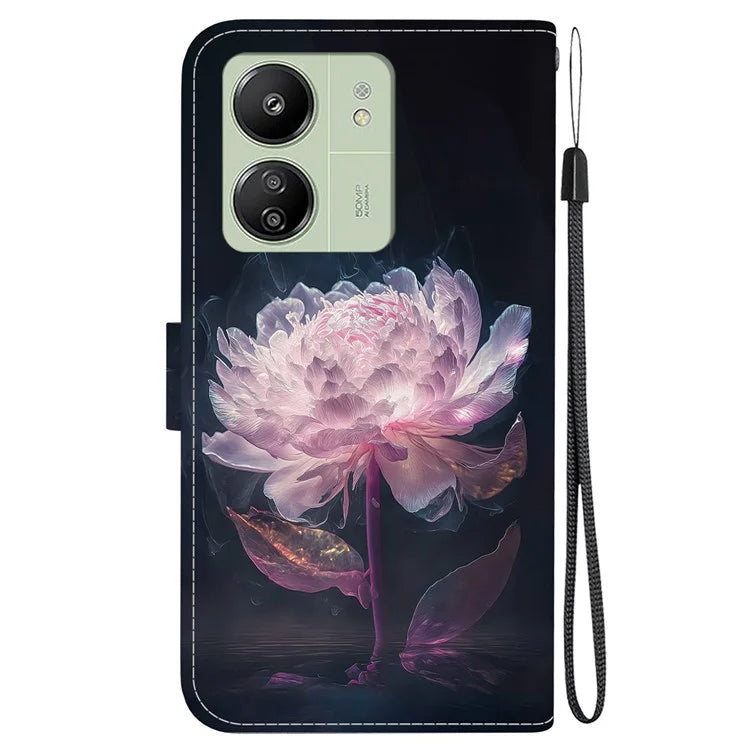 For Xiaomi Redmi 13C 4G / 5G / Poco C65 4G Phone Case PU Leather Wallet Cover