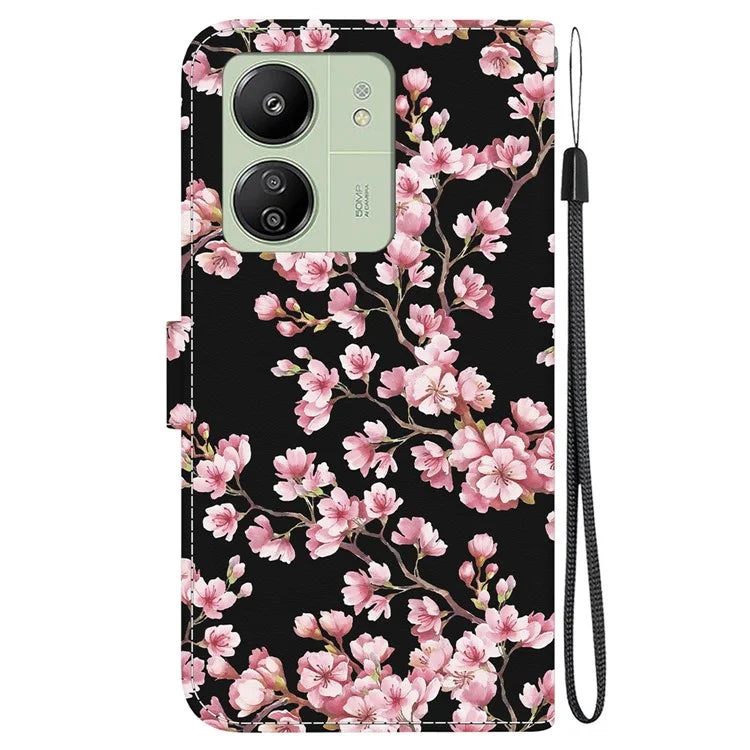 For Xiaomi Redmi 13C 4G / 5G / Poco C65 4G Phone Case PU Leather Wallet Cover