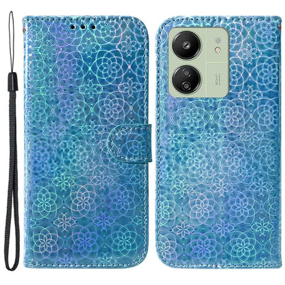 For Xiaomi Redmi 13C 4G /  Redmi 13C 5G /  Poco C65 4G Case Solid Color Dazzling Flower Phone Cover