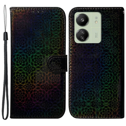 For Xiaomi Redmi 13C 4G /  Redmi 13C 5G /  Poco C65 4G Case Solid Color Dazzling Flower Phone Cover