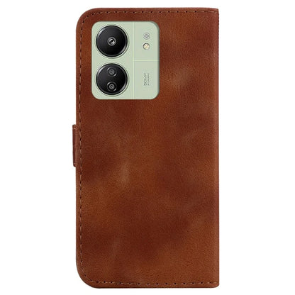 For Xiaomi Redmi 13C 4G / 13C 5G / Poco C65 4G Case PU Leather Wallet Stand Imprinted Phone Cover